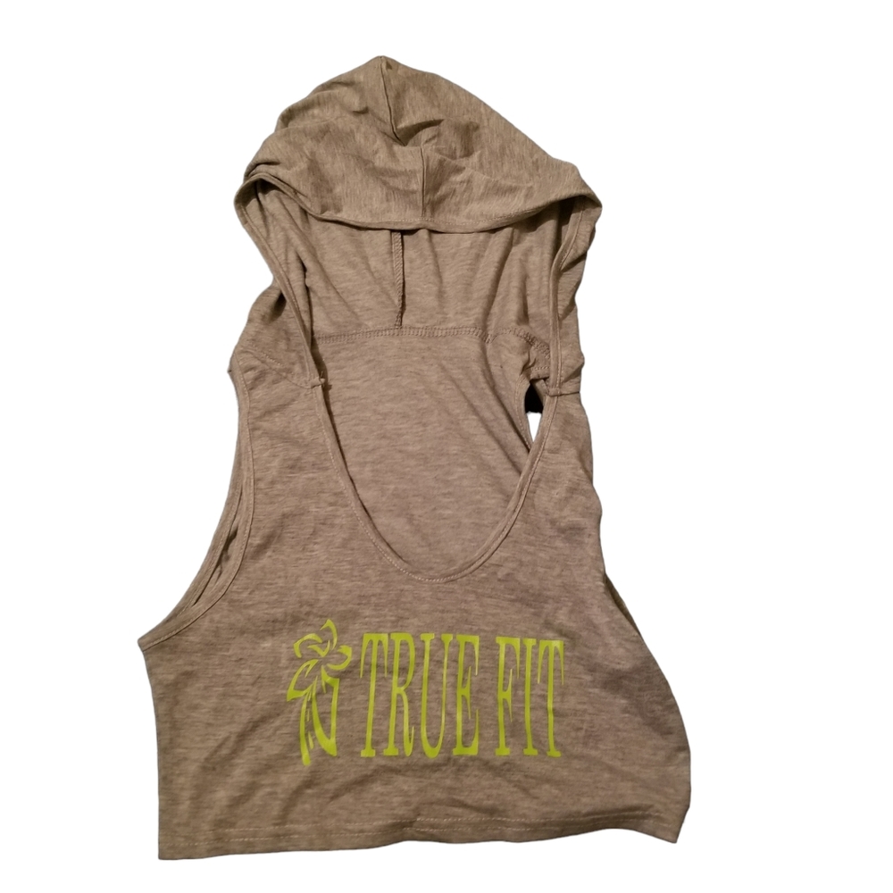 Women's athletic cropped hoodie.